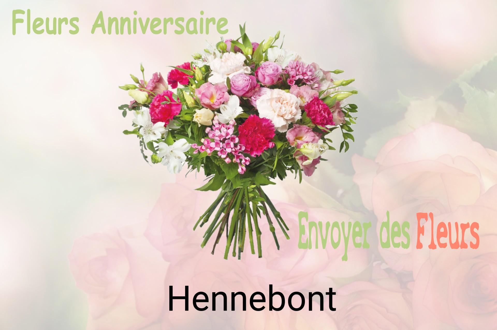 Bouquet de fleurs d’anniversaire livré à Hennebont