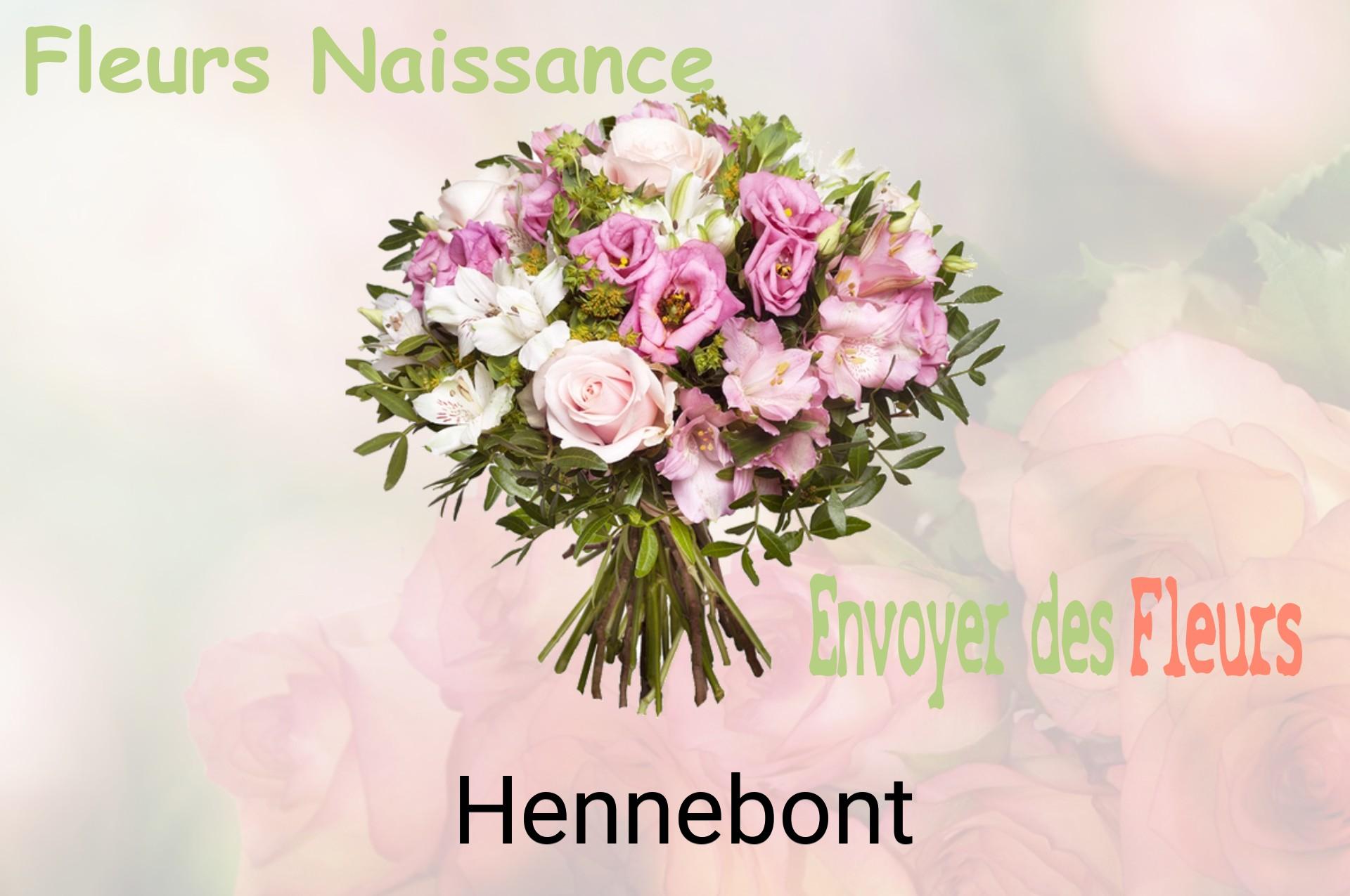Bouquet de fleurs de naissance livré à Hennebont